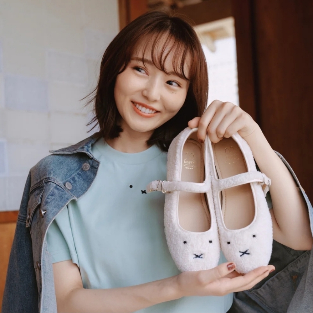 ✨️BNIB✨️ Miffy x The Korner Mary Jane Lambswool Loafers, Size 36 (US 6) 🐰 - Picture 15 of 16